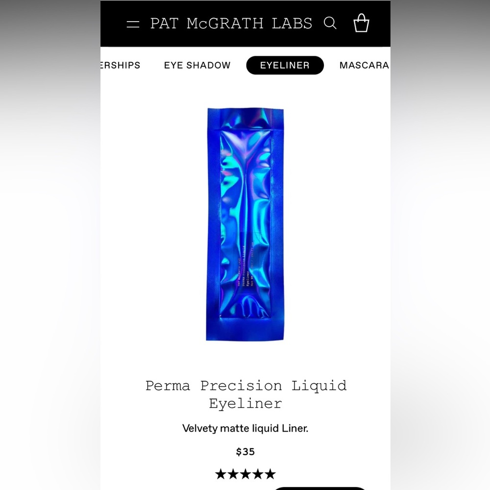 PAT MCGRATH PERMA PRECISION LIQUID EYELINER 🥰